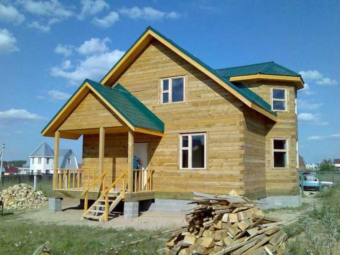Мы изготавливаем брусовые и каркасно-щитовые дома